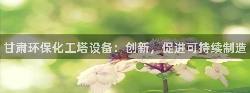 亿万 下载：甘肃环保化工塔设备：创新，促进可持续制造