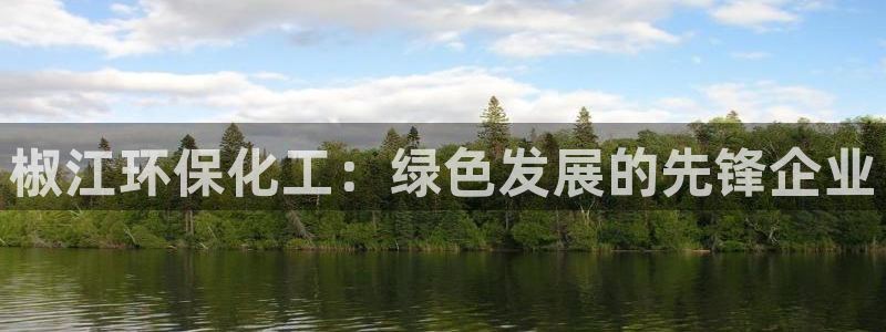 亿万先生网址改了吗：椒江环保化工：绿色发展的先锋企业