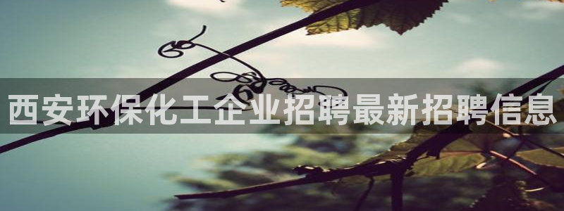 亿万先生客服：西安环保化工企业招聘最新招聘信息
