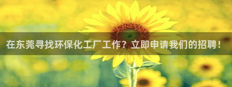 亿万讲了什么：在东莞寻找环保化工厂工作？立即申请我们的招聘！