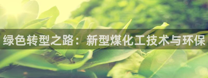 亿万先生官方网站下载手机版：绿色转型之路：新型煤化工技术与环保