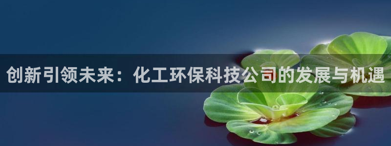 亿万先生网页在线客服：创新引领未来：化工环保科技公司的发展与机遇