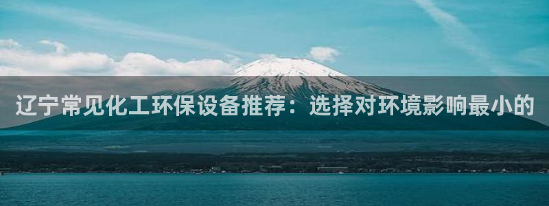 亿万先生MR - 亿万先生mr008cc：辽宁常见化工环保设备推荐：选择对环境影响最小的