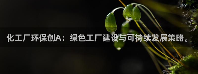亿万先生 手机版下载安装：化工厂环保创A：绿色工厂建设与可持续发展策略。
