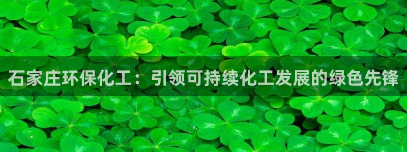 亿万网络科技有限公司：石家庄环保化工：引领可持续化工发展的绿色先锋