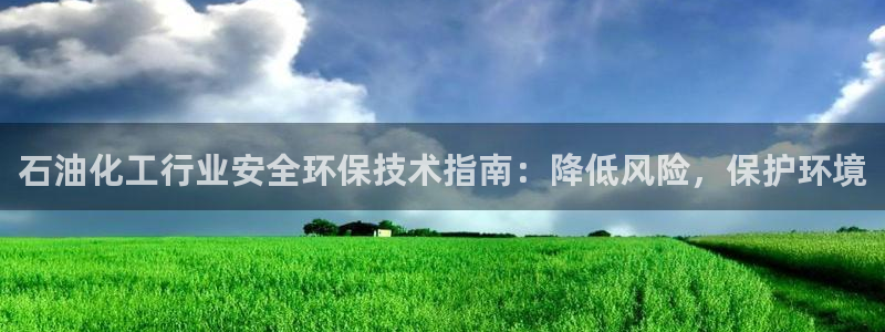 亿万先生客服联系：石油化工行业安全环保技术指南：降低风险，保护环境